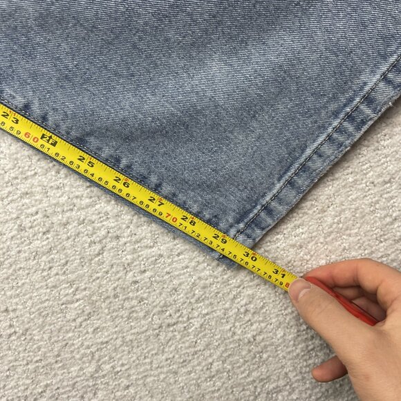 Refuge Denim Jeans Size 01 Light Blue Washed Skater Casual Y2K Baggy Loose - Picture 6 of 6
